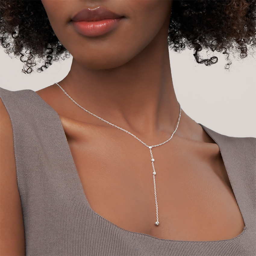 A Dainty Diamond Necklace From Brilliant Earth