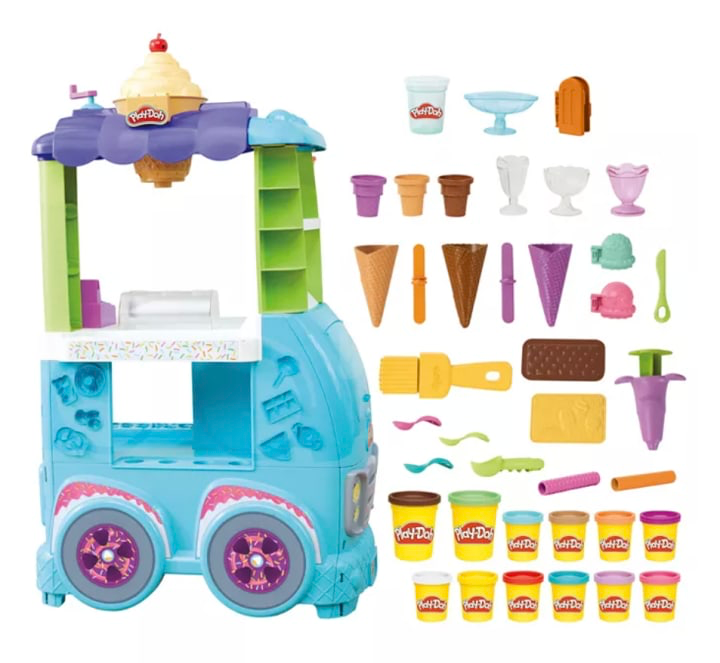 Play-Doh Kitchen Creations Ultimate Ice Cream Truc