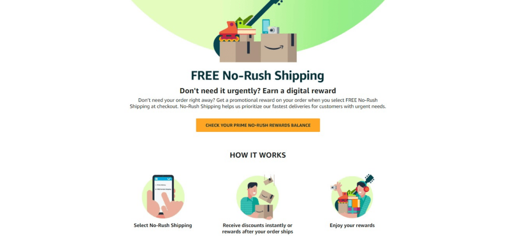 A ‘No-Rush’ Delivery Gets You More Credit
