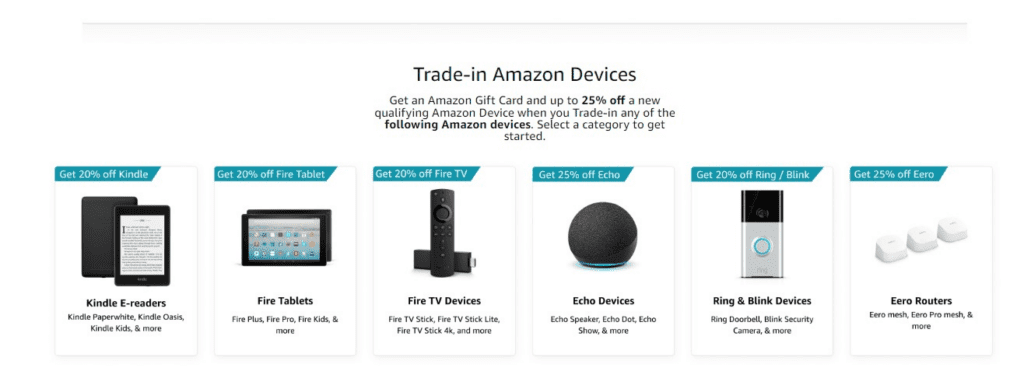 Amazon Trade-Ins