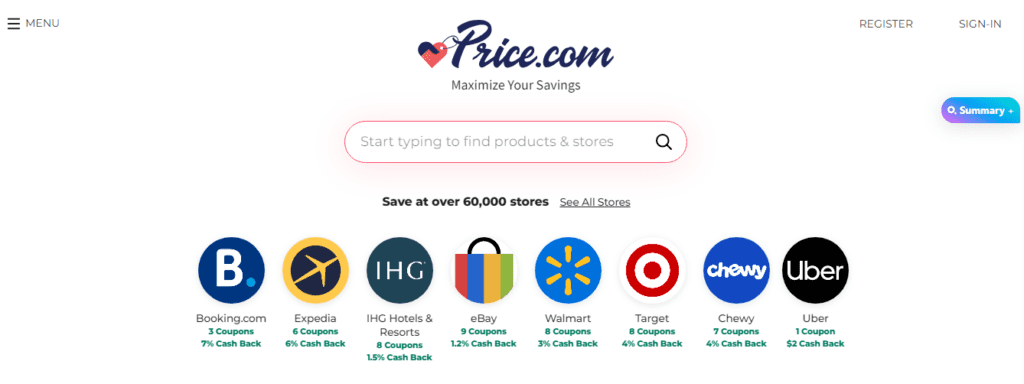 Price.com - The Ideal Automated Savings Companion