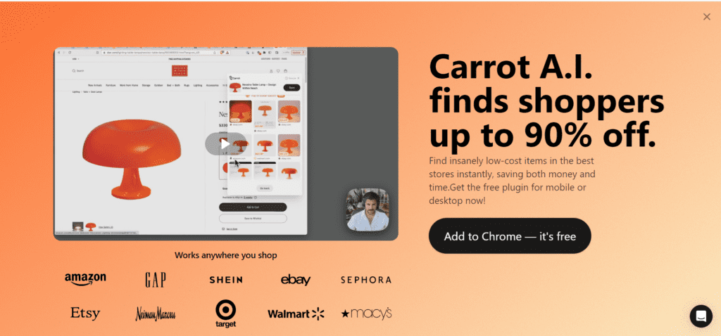 Carrot shopping Extension