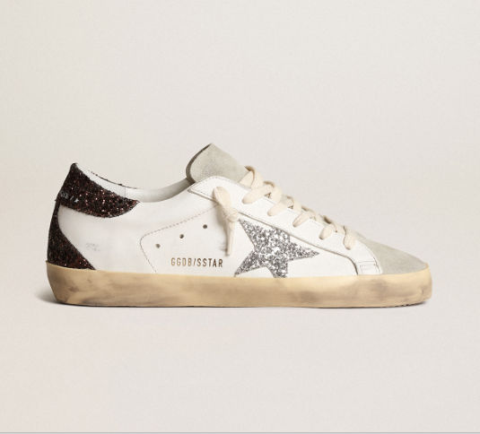 Golden Goose Super-Star With Silver Star