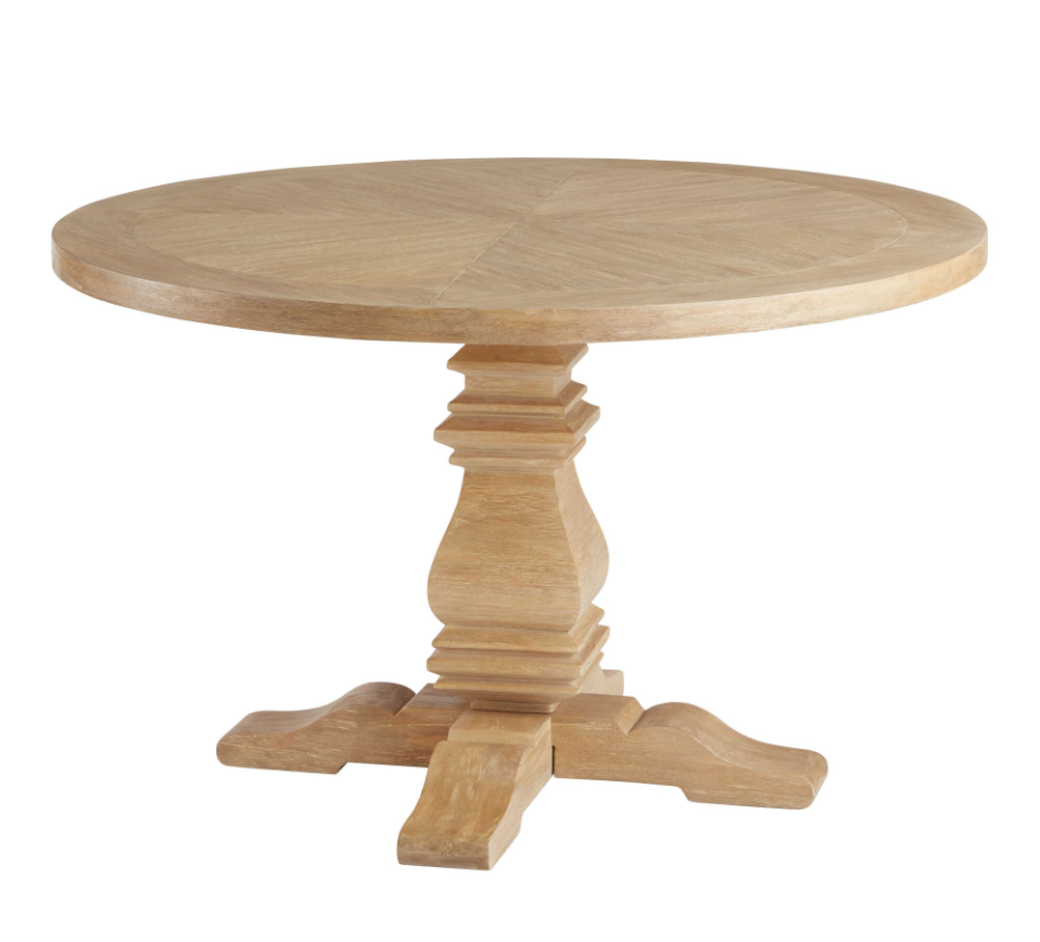 Wooden Round Dining Table dupe