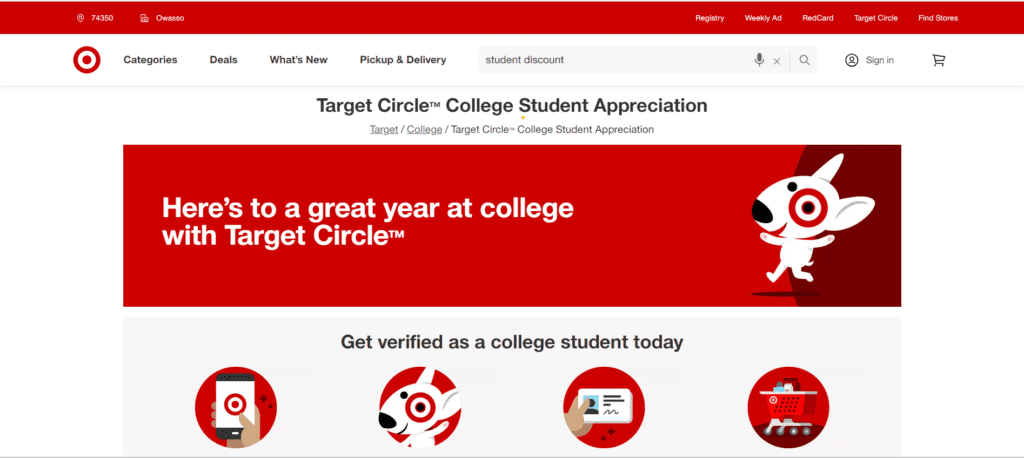 How to Get the Target Student Discount