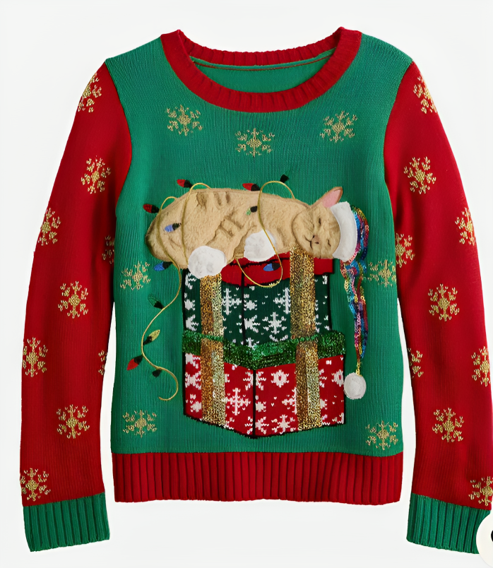 Merry Meow-mas Sweater