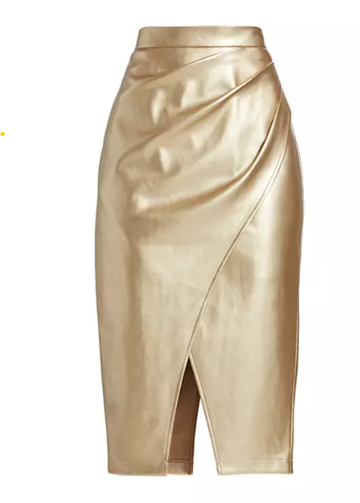 A Metallic Skirt