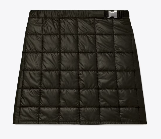 A Quilted Black Skirt