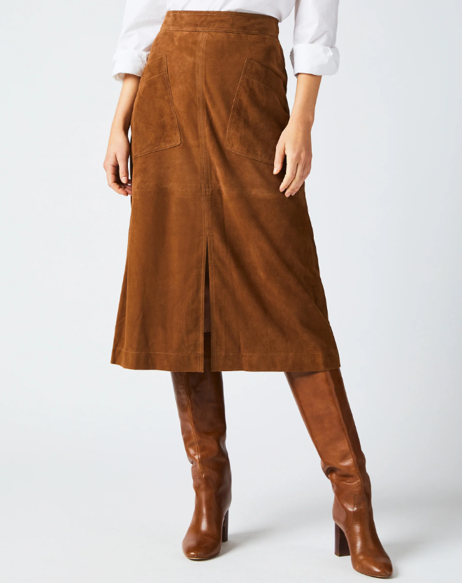 A Suede Skirt