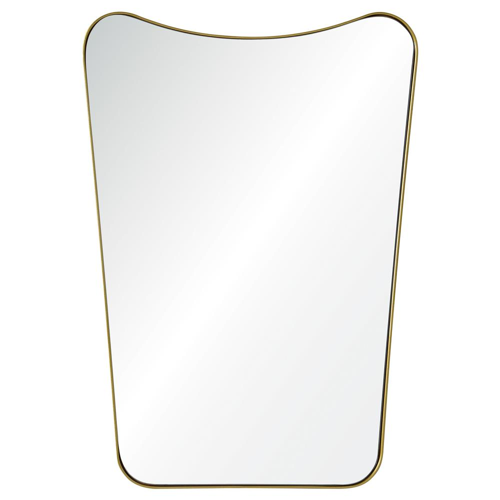 Daphne Mid-Century Modern Gold Mirror