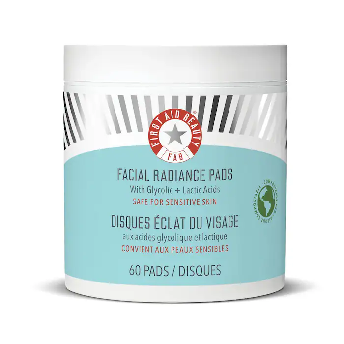 First Aid Beauty Facial Radiance Pads with Glycolic + Lactic Acids