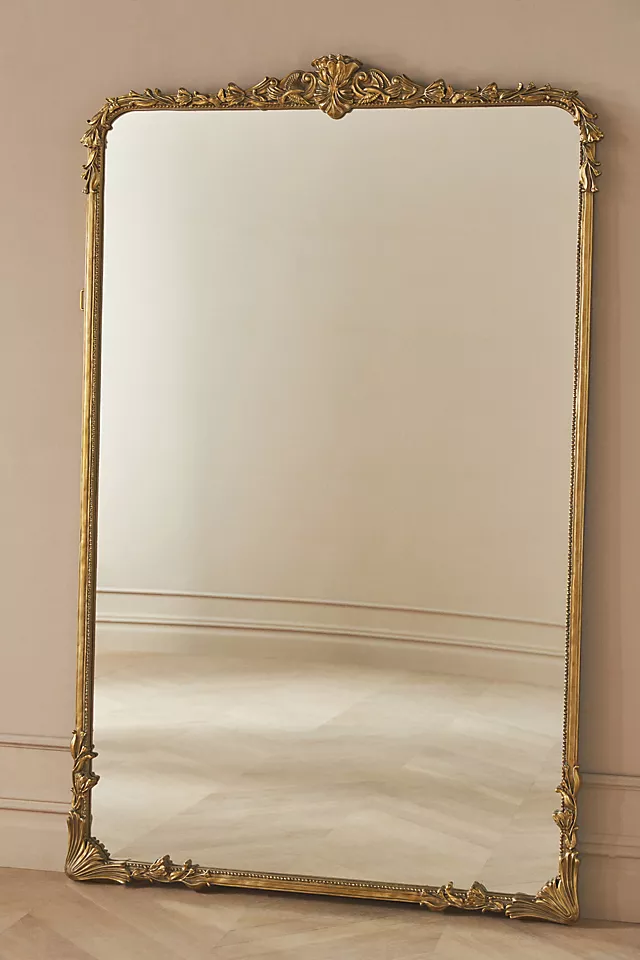 Gold Arch & Flourish Wall Mirror