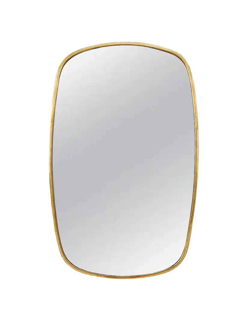 Golden Brass Mirror